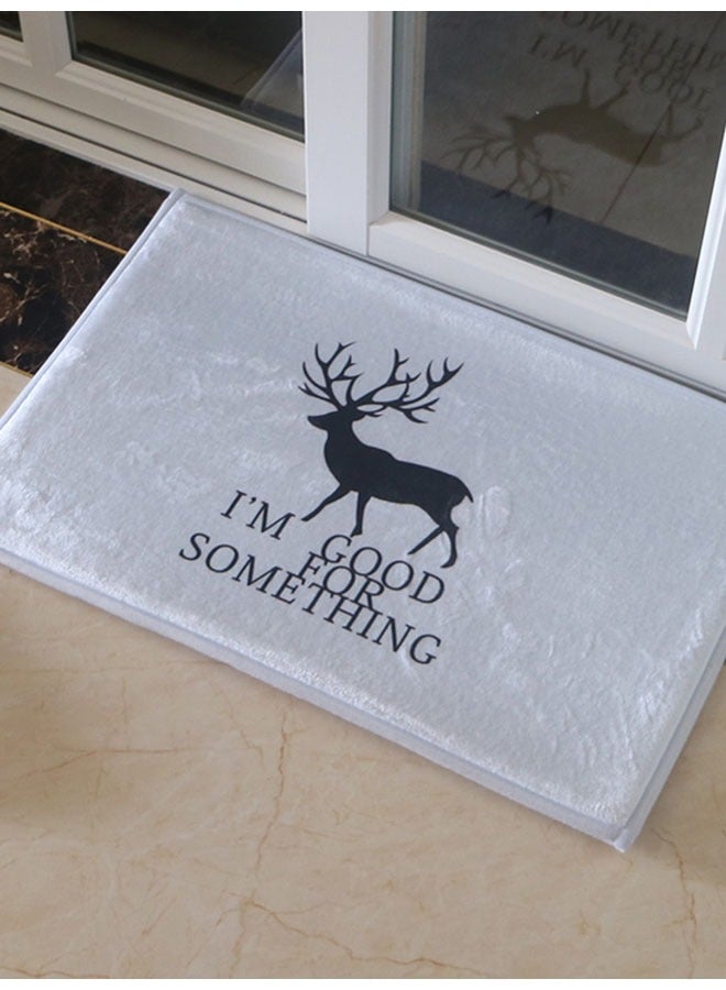 اسم المحتوى ناريلا Deer Pattern Rectangle Water Absorbent Antislip Mat