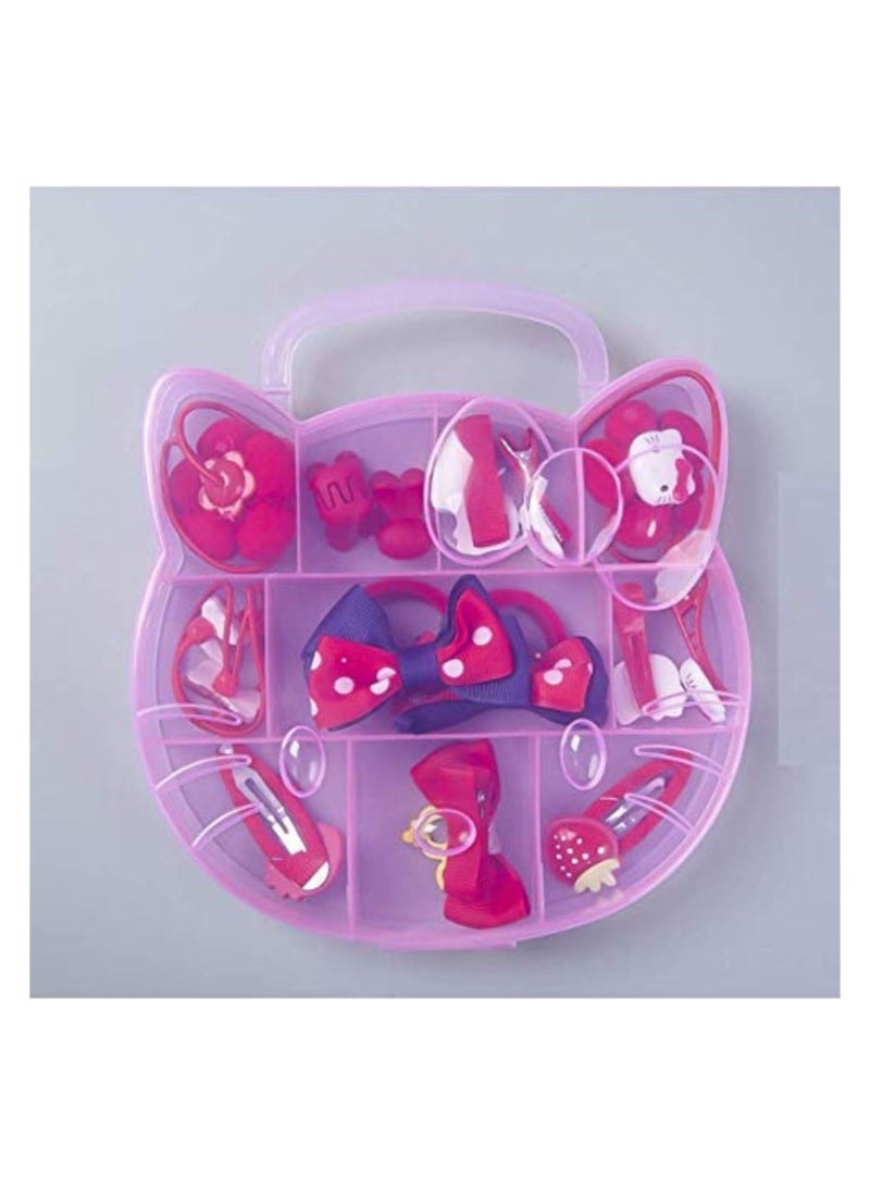 مزيج أغطية الرأس نمط مجموعة إكسسوارات الأطفال القوس الشريط مع مشابك مغطاة بالكامل دبابيس الشعر للفتيات الأميرة تاج غطاء الرأس - Image 3