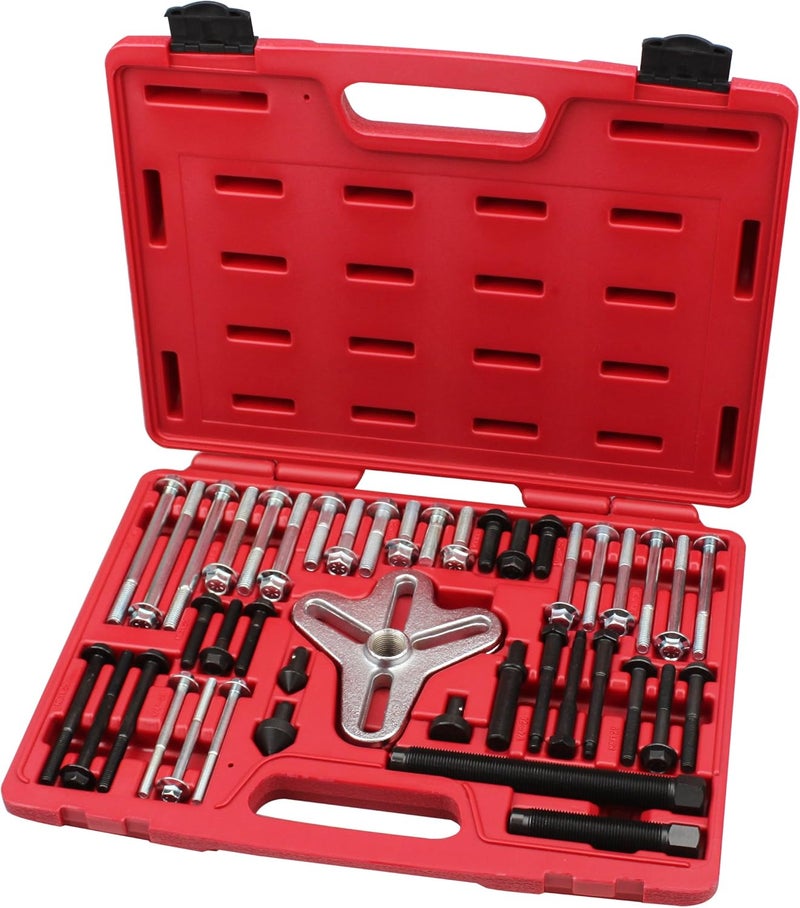 kauplus Harmonic Balancer Puller Set Flange-Type Puller Set Master Bolt Grip Set - Image 1