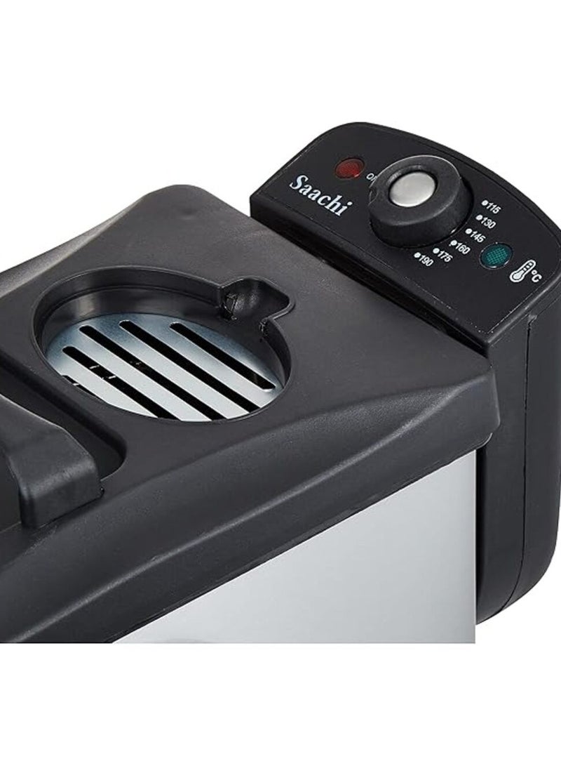 Saaachi Deep Fryer 3 L 2000 W NL-DF-4751-ST Silver/Black  - Image 3