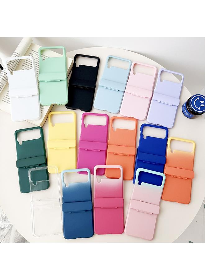 اس-توب جراب لهاتف Samsung Galaxy Z Flip3 5G Skin Feel PC غطاء كامل مقاوم للصدمات - Image 5