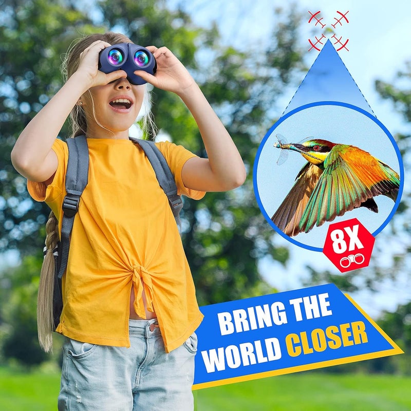 LET'SGO LET'S GO! Binocular for Kids, Compact High Resolution Shockproof Binoculars - Image 3