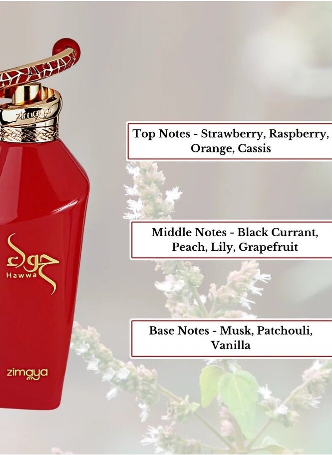 zimaya - Zimaya Hawwa Red edp 100mL - Image 1