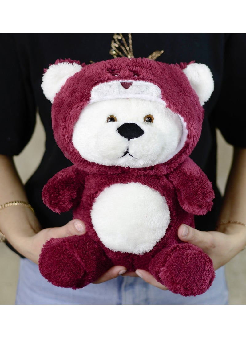 Canestar Adjustable Hooded Cute Plush Bear - Plush Toy  - Image 1