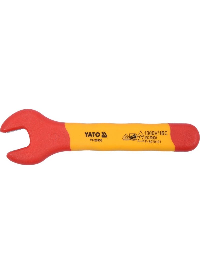 YATO Insulated Open End Wrench 9mm VDE-1000V YT-20953
