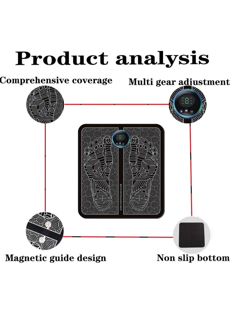Generic Foot Massager Mat Massage Pad Folding Portable USB Home Use  - Image 2