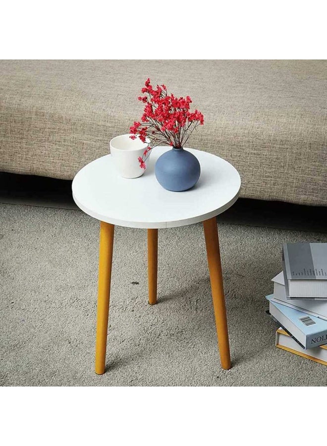 سي او أرماء طقم 3 طاولات تقديم صغيرة الحجم قابلة للفك والتركيب ابيض - Image 4