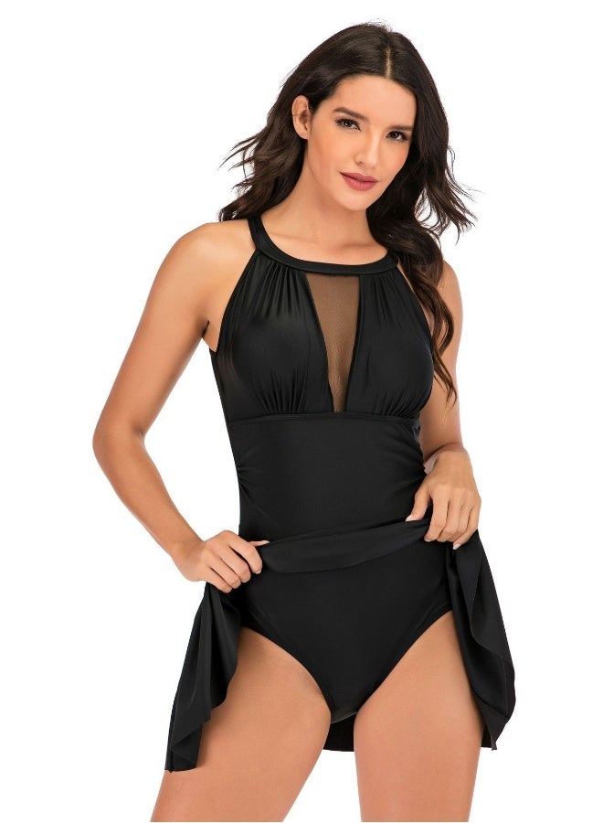 Women's Plus-Size Shaping Body One Pieces Black Swim Dresses Swimsuit Bikini Women Swimsuit Swimwear Beach Wear Swimwear - Image 3
