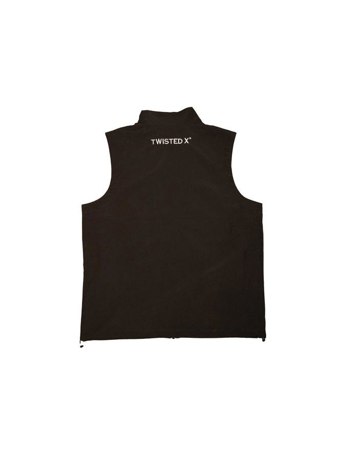 Twisted X Unisex Vests, Cotton Blend Vest for Men & Women, Black, XL - Image 2