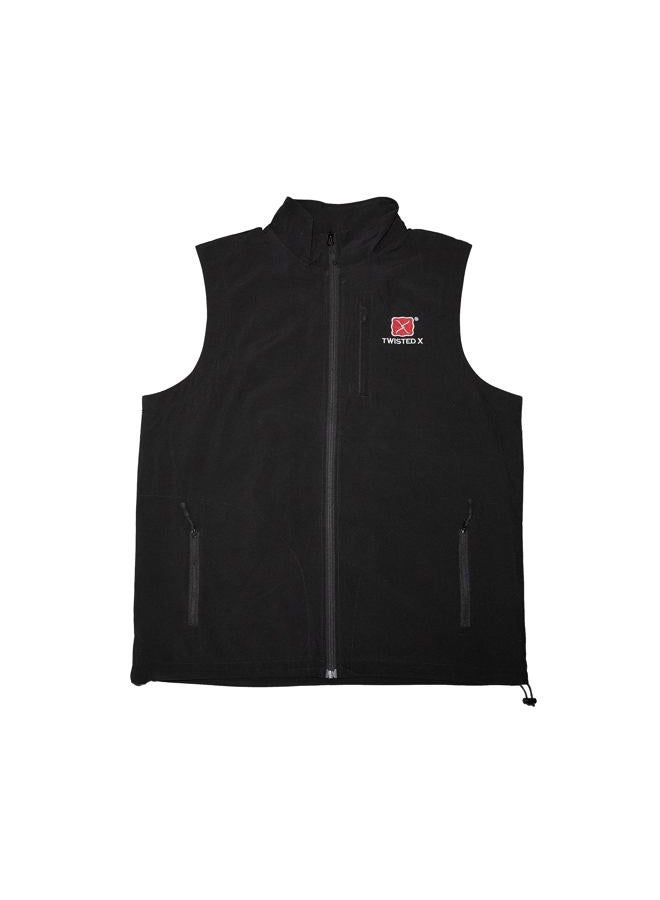 Twisted X Unisex Vests, Cotton Blend Vest for Men & Women, Black, XL - Image 1