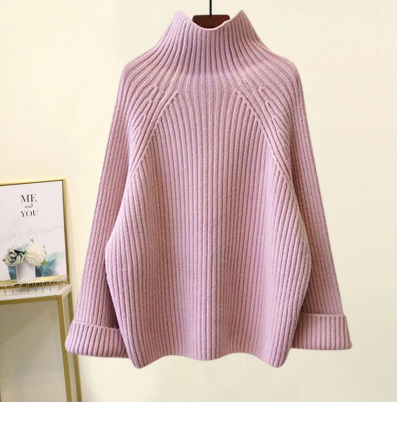 Instagram Style Age-reducing suit Womens New Autumn and Winter Short High Waist Hollow Sweater Dagging Wide-leg Pants Two-piece Set Pink sweater - Image 1