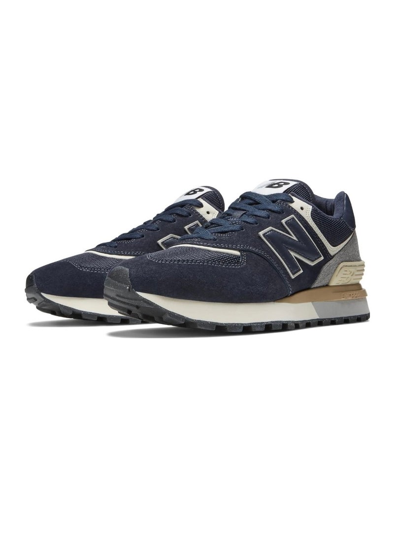New Balance - 574 Low Top Sneakers Navy blue/Grey - Image 1