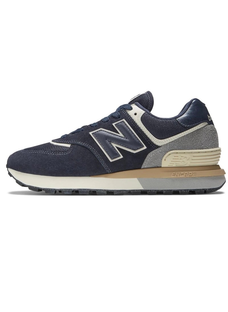 New Balance - 574 Low Top Sneakers Navy blue/Grey - Image 1