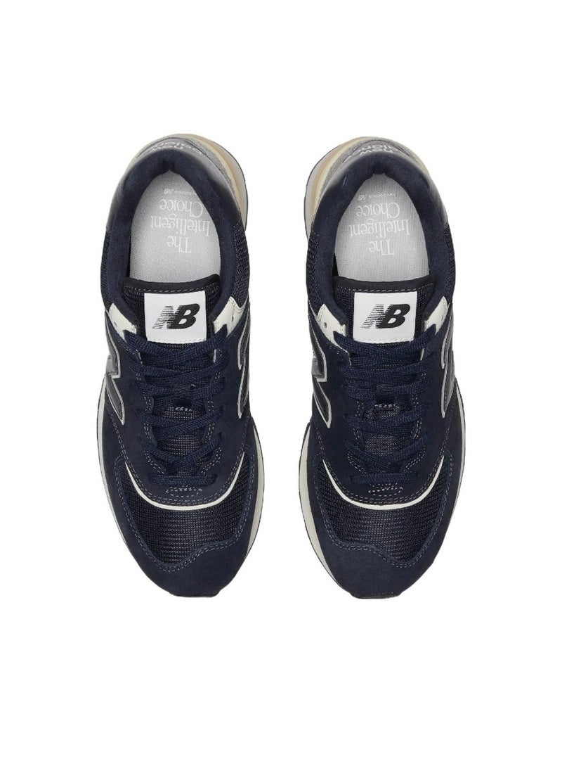 New Balance - 574 Low Top Sneakers Navy blue/Grey - Image 1