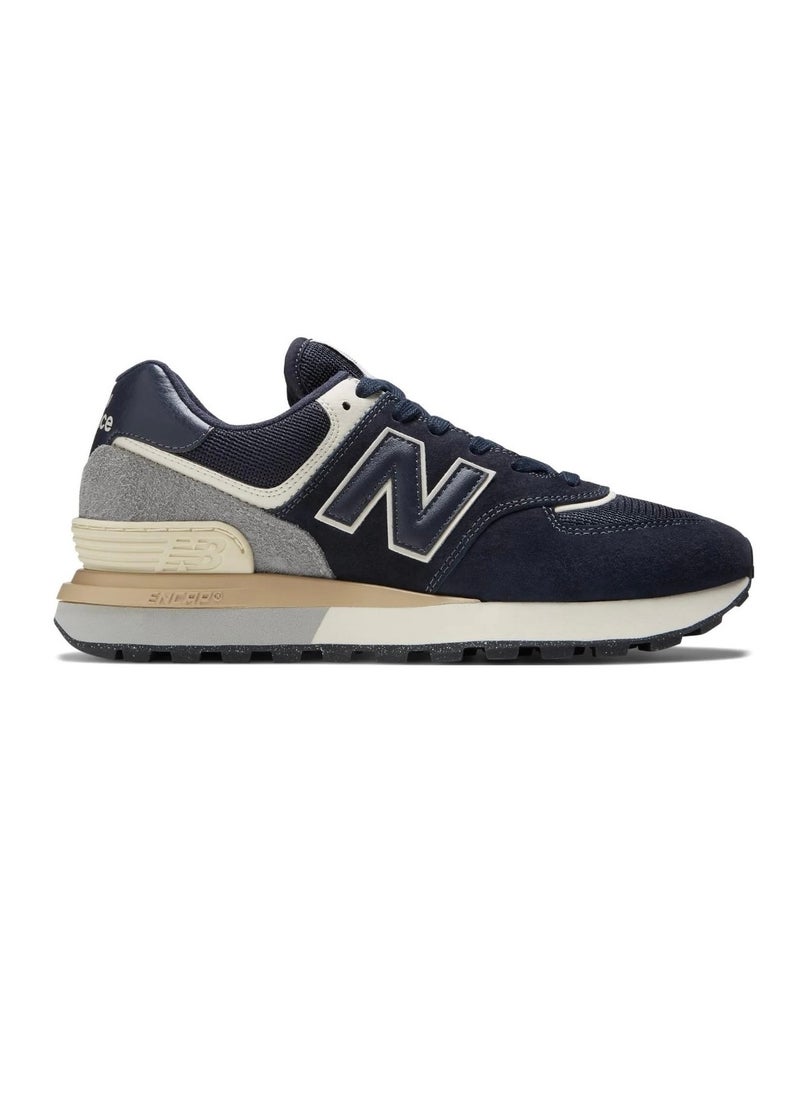 New Balance - 574 Low Top Sneakers Navy blue/Grey - Image 1