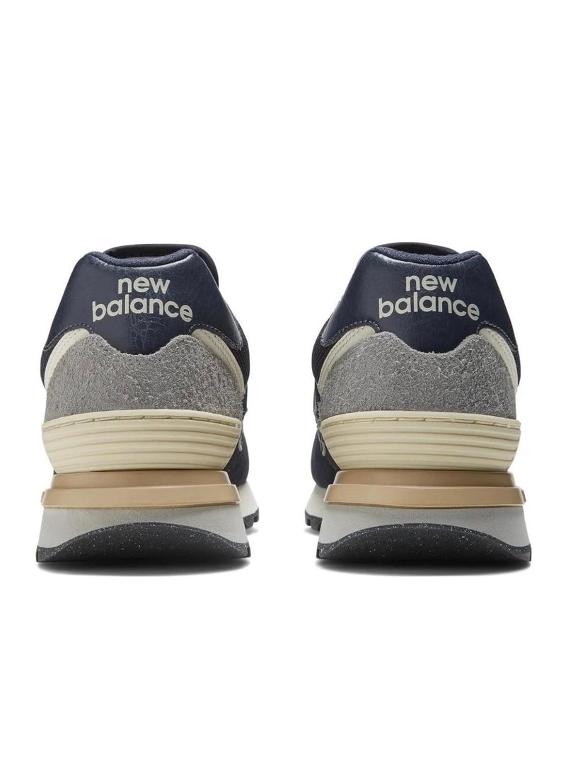 New Balance - 574 Low Top Sneakers Navy blue/Grey - Image 1