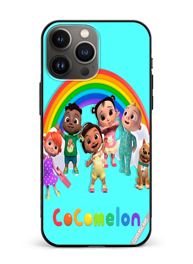 Protective Case Cover For Apple iPhone 14 Pro Max Cocomelon Design Multicolour