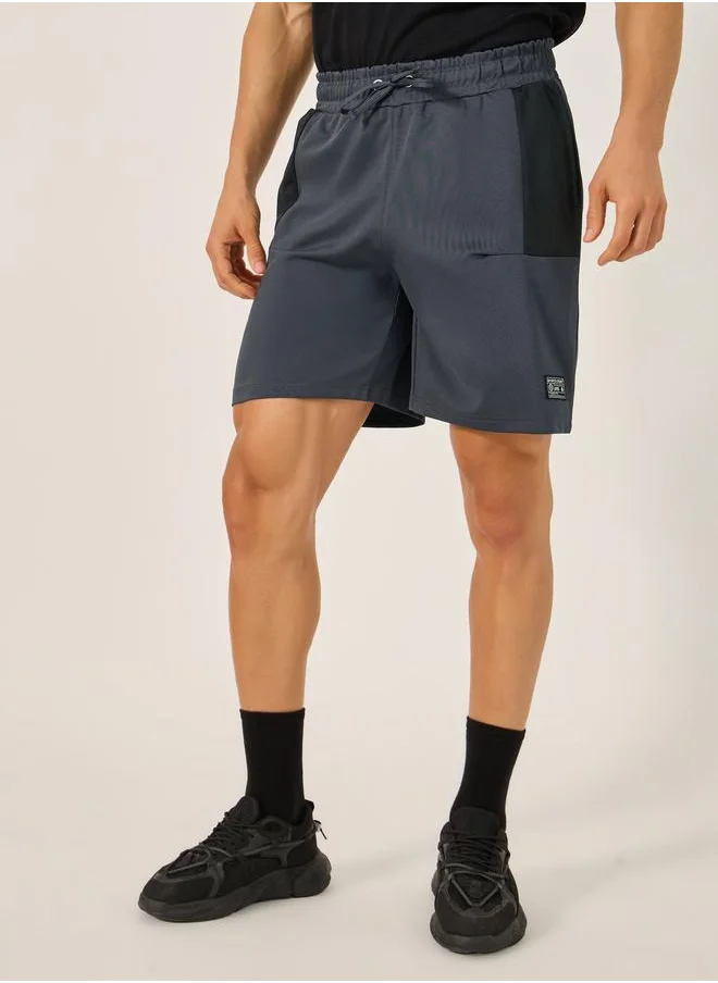 ستايلي Styli Color Block Regular Fit Shorts