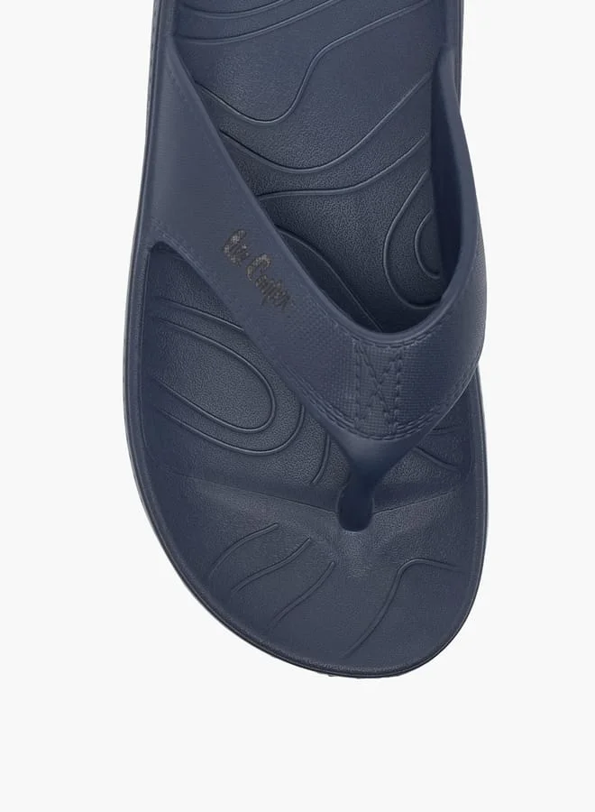 Lee Cooper Mens Logo Print Slip-On Thong Slippers