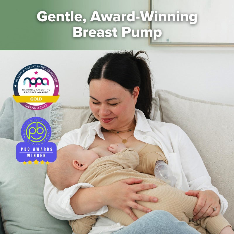 haakaa New Mum Starter Pack, Silicone Manual Breast Pump with Silicone Cap & Flower Stopper (5oz/150ml), Disposable Nursing Pads 36 Count for Breastfeeding - Image 3