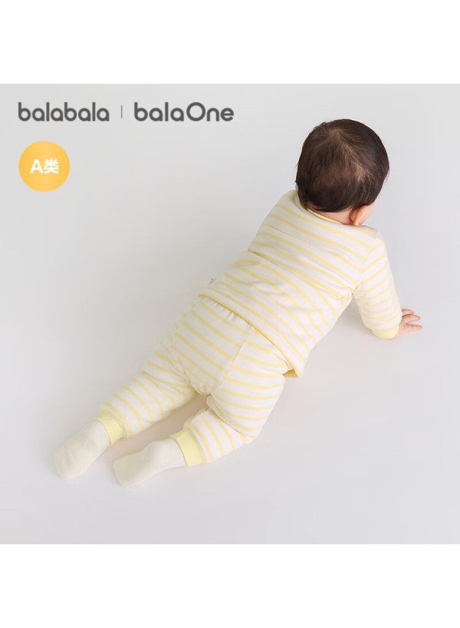 Balabalabalaone Baby Outfit Set, Infant Pajamas, Long-sleeve Loungewear For Boys And Girls, Quilted, 208425134202