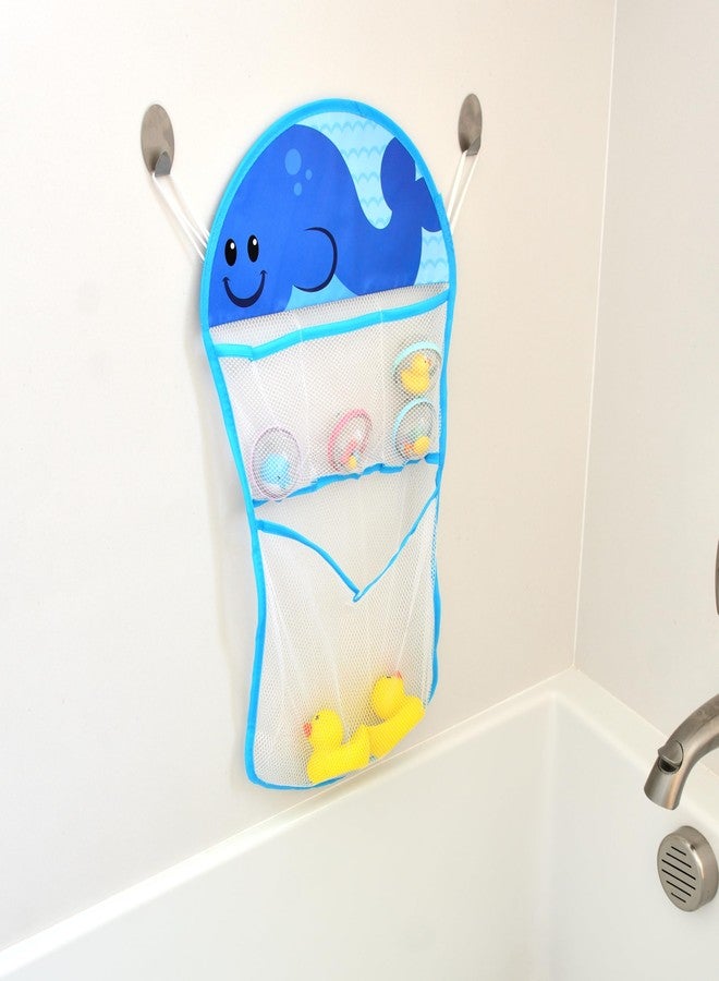 Youngever Bath Toy Net, Bath Toy Organizer, Bath Toy Storage, Whale Design - Image 4
