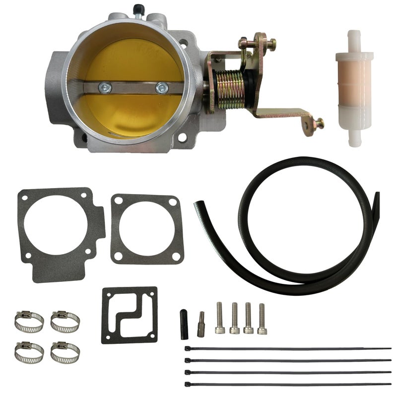Conoouxl 1724 62mm Throttle Body Replacement for BBK Compatible with 40L 19912003 and Cherokee 19982001 40L YJ TJ XJ ZJ WJ High Flow Power - Image 2