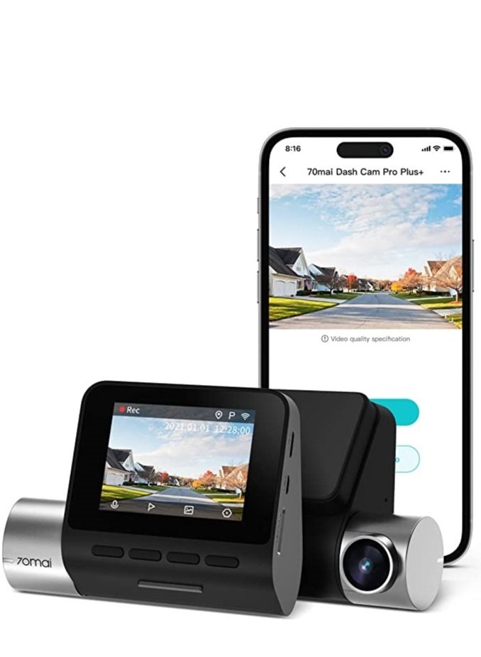 2.7K UHD Dash Cam Pro Plus A500S Built in Wi-Fi GPS Smart Dashboard Camera