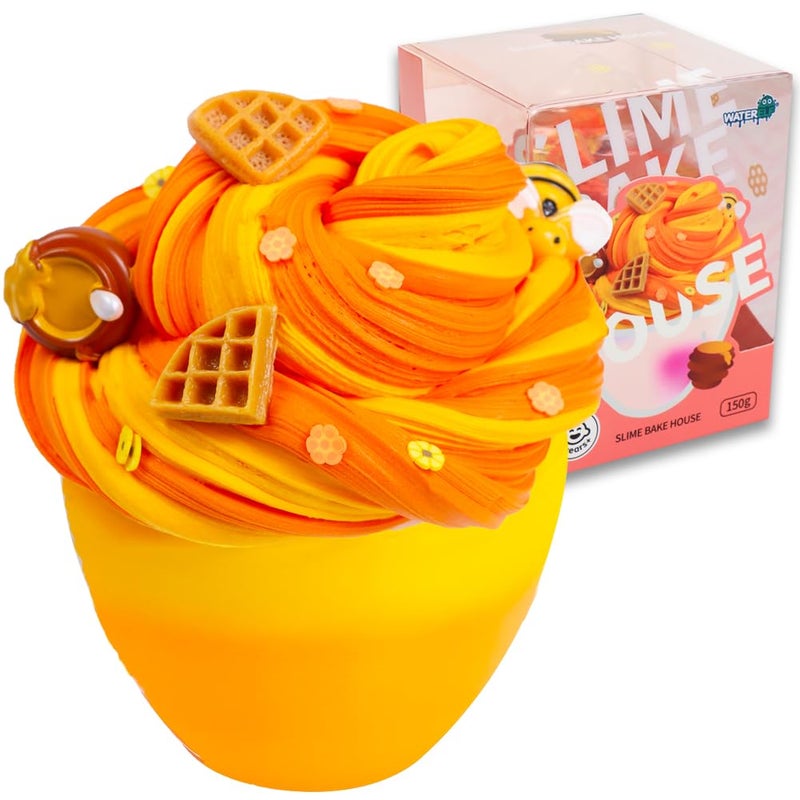 WATERELF Butter Scented Slime for Girls 1012 Big Slime for Kids Boys Party Favor Stress Relief Special Toys for Birthday Present 529 Oz BS006Honey Waffle - Image 3