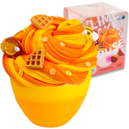 WATERELF Butter Scented Slime for Girls 1012 Big Slime for Kids Boys Party Favor Stress Relief Special Toys for Birthday Present 529 Oz BS006Honey Waffle - Image 1