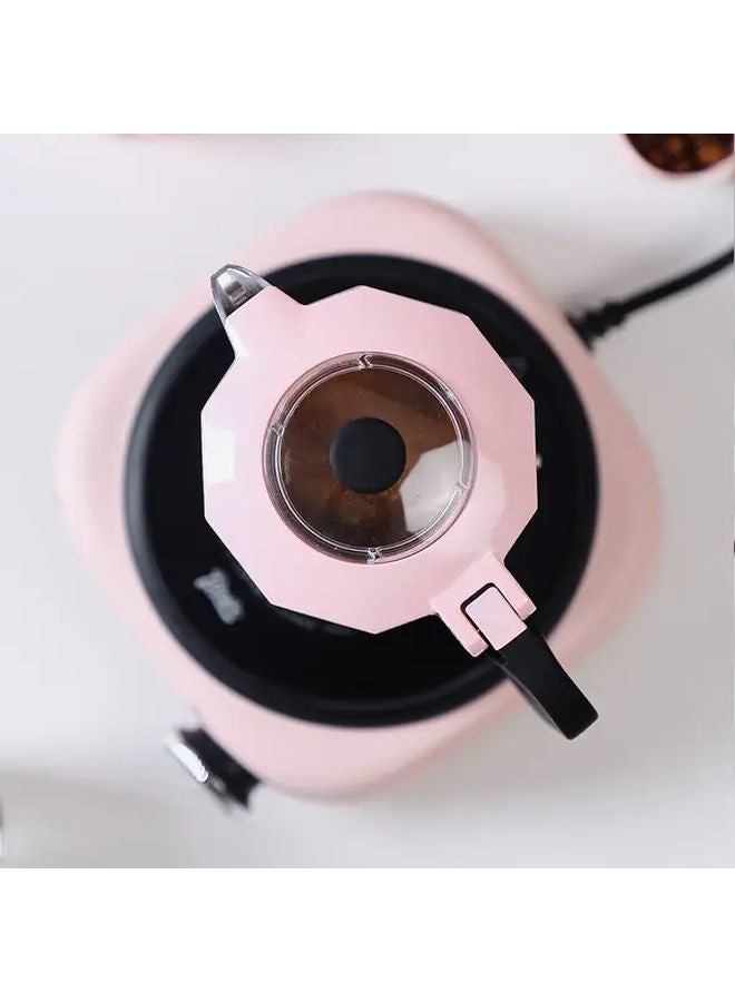 مجموعة وعاء موكا وردي وأسود بصمام مزدوج، سعة كوبين مع 100 فلتر لإسبرسو المنزلي - Image 3