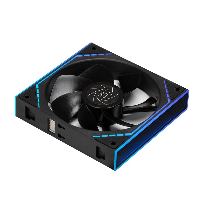 ثيرمالرايت مروحة حاسوب عكسية Thermalright TL-M12QR 120 مم، مروحة PWM ARGB، 1500 دورة في الدقيقة تبريد هادئ، متسلسلة، إضاءة مرآة لا نهائية، عبوة 1 قطعة - Image 3