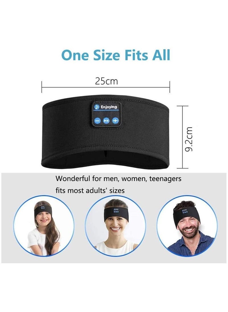 Sleep Headphones Bluetooth Headband,Upgrage Soft Sleeping Wireless Music Sport Headbands, Long Time Play Headsets with Built in Speakers  for Workout, Running, Yoga - Image 5