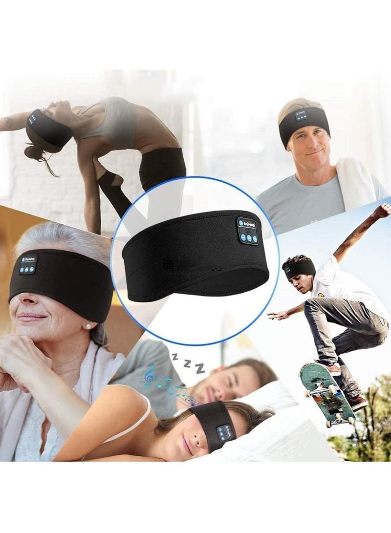 Sleep Headphones Bluetooth Headband,Upgrage Soft Sleeping Wireless Music Sport Headbands, Long Time Play Headsets with Built in Speakers  for Workout, Running, Yoga - Image 2