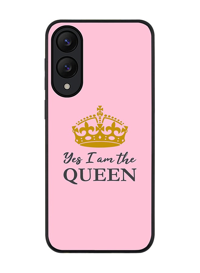 Stylizedd For Samsung Galaxy S25 Edge Case,Slim fit Camera Protection, Shockproof Thin Phone cover  - Yes I'm the Queen