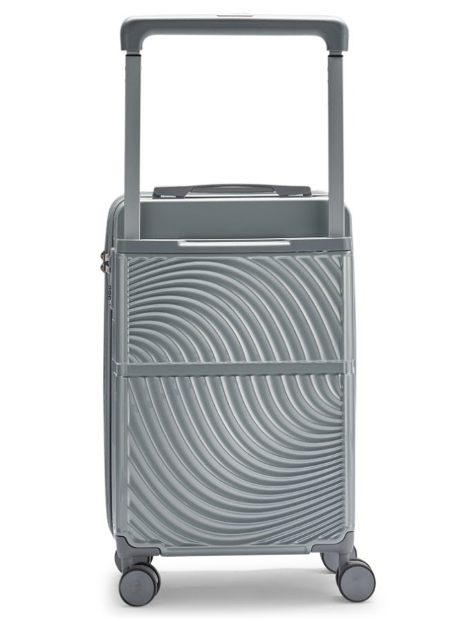 LIMRA Travel Bag From Limra Made Of PC Cabin Carry Check-In Luggage Trolley Size 20 inch Color Silver - Image 3