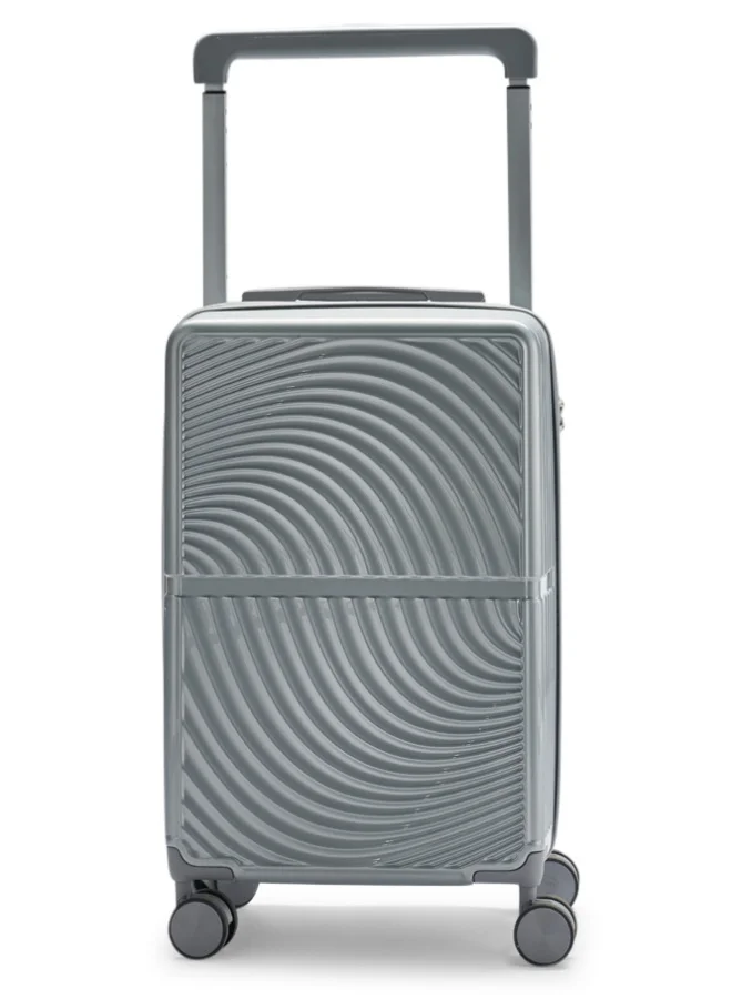 LIMRA Travel Bag From Limra Made Of PC Cabin Carry Check-In Luggage Trolley Size 20 inch Color Silver