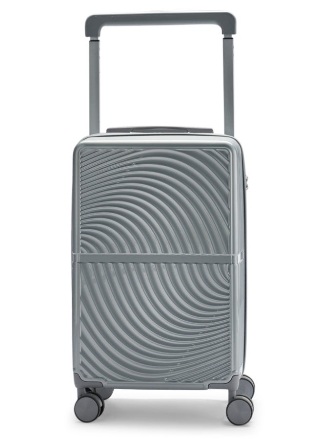 LIMRA Travel Bag From Limra Made Of PC Cabin Carry Check-In Luggage Trolley Size 20 inch Color Silver - Image 2