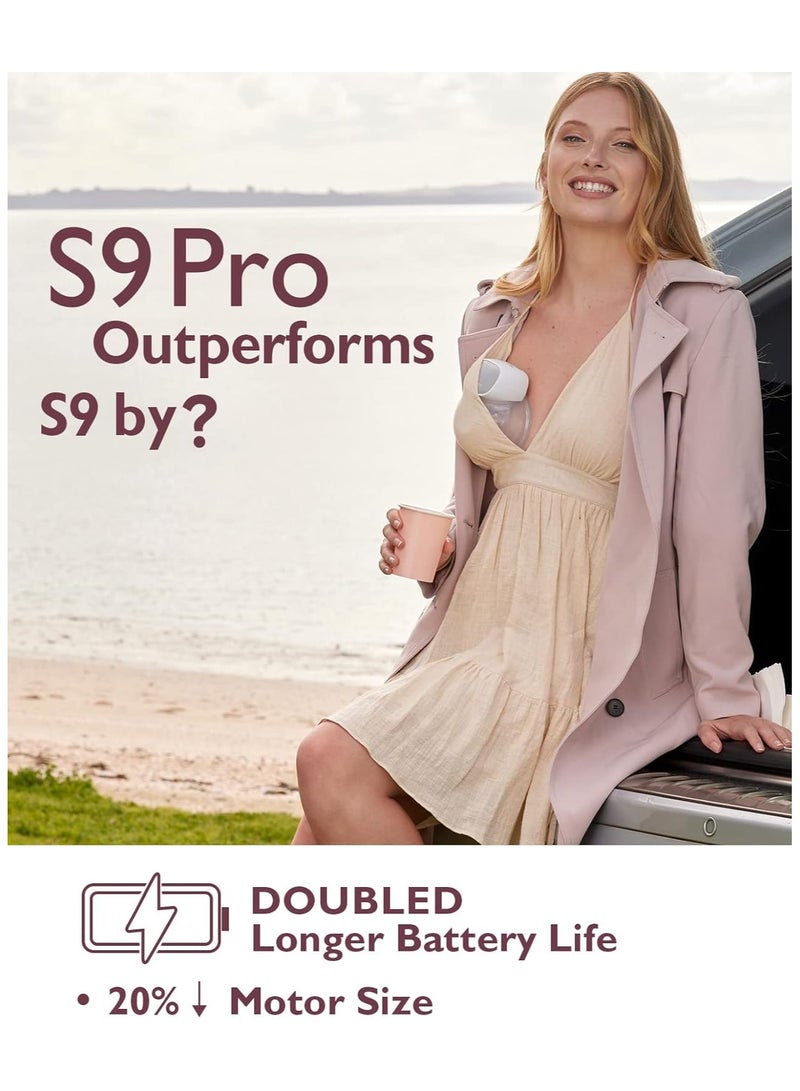 مام كوزي شفاط حليب كهربائي S9 من مومكوزي قابل للارتداء – مضخة ثدي محمولة وصامتة للأمهات – تصميم مريح بدون أسلاك – شاشة ذكية – سهلة التنظيف وخفيفة الوزن – مناسبة للاستخدام أثناء العمل أو في المنزل - Image 3