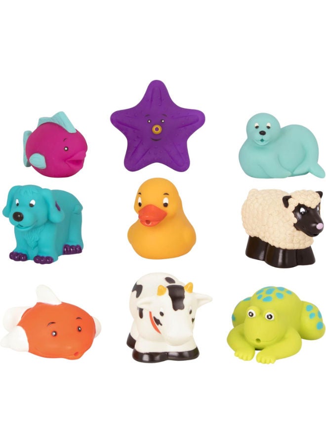 BATTAT Bath Buddies (9Pcs) - Image 1
