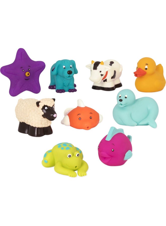 BATTAT Bath Buddies (9Pcs) - Image 2