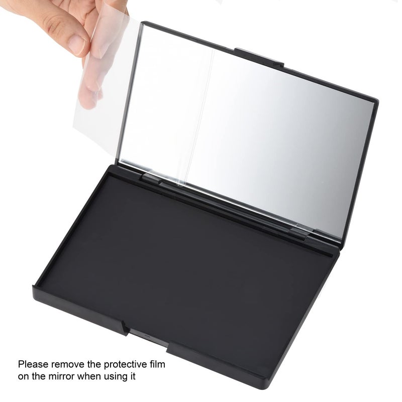 Allwon Empty Magnetic Plastic Eyeshadow Makeup Palette with 15Pcs Adhesive Empty Palette Metal Stickers for Eyeshadow Lipstick Blush Powder - Image 4