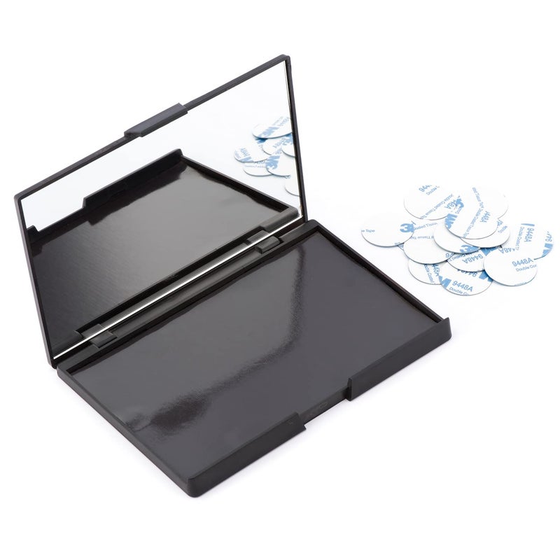 Allwon Empty Magnetic Plastic Eyeshadow Makeup Palette with 15Pcs Adhesive Empty Palette Metal Stickers for Eyeshadow Lipstick Blush Powder - Image 1