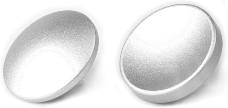 VKO Silver Metal Soft Shutter Release Button,Delicate Camera Shutter Button 11mm Concave 10mm Convex Surface(2 Pack) - Image 1