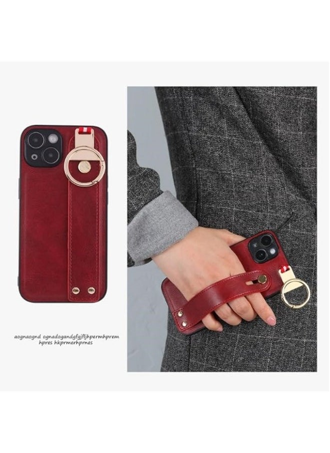 General Compatible with Motorola Moto G84 5G Case with Ring Holder & Hand Straps & Neck Straps, Scratch-Resistant Skin-Friendly Leather Protective Cover Case  - Image 3