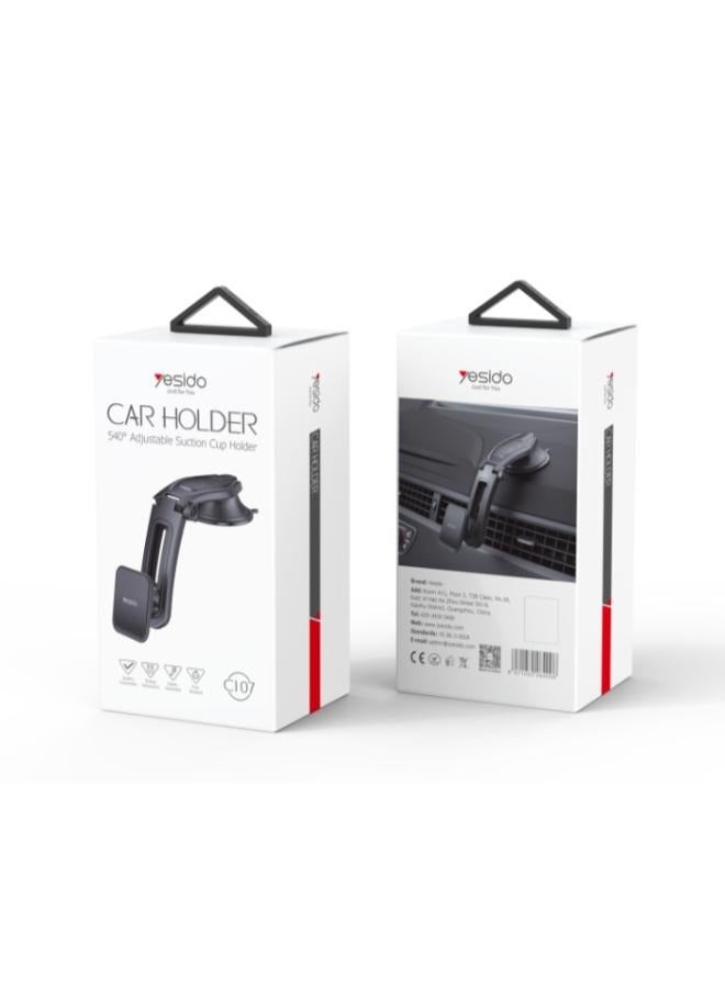 Yesido C107 360 Degree Rotation Flexible Magnetic Magnet Dashboard Car Mobile Phone Holder - Image 5