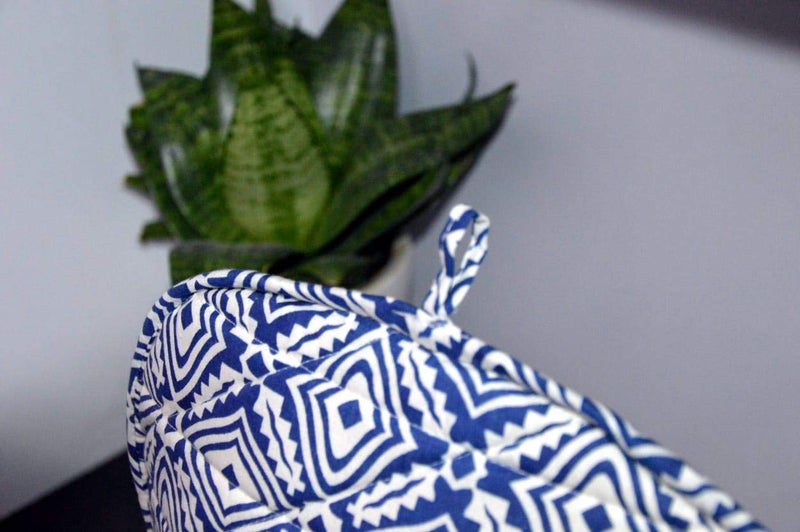 Malan Bai Mandala Tea Cozy Cover White Hand Block Winter Tea Cozy Cotton Tea Kettle Warmer Pot Cover Hot Coffee Cover Handamde Kitchen Décor Brand: Malan Bai (Pattern 47) - Image 4