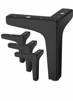 Generic Furniture Legs, 10cm Heavy Duty Furniture Metal Table Legs with Screws & Protector Feet  - Image 1