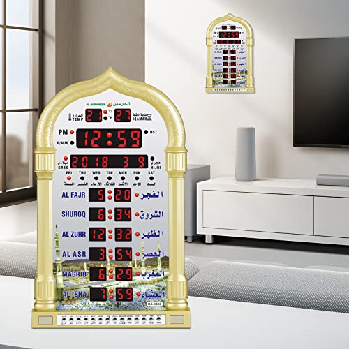 DEAGUI Digital Wall Clock, Black, 12-Inch - Image 2
