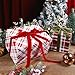 LaRibbons Reversible Christmas Wrapping Paper Roll Classic Red White Tartan Plaid Gift Wrap for Christmas Holiday Winter Party 17 Inch x 33 Feet - Image 4
